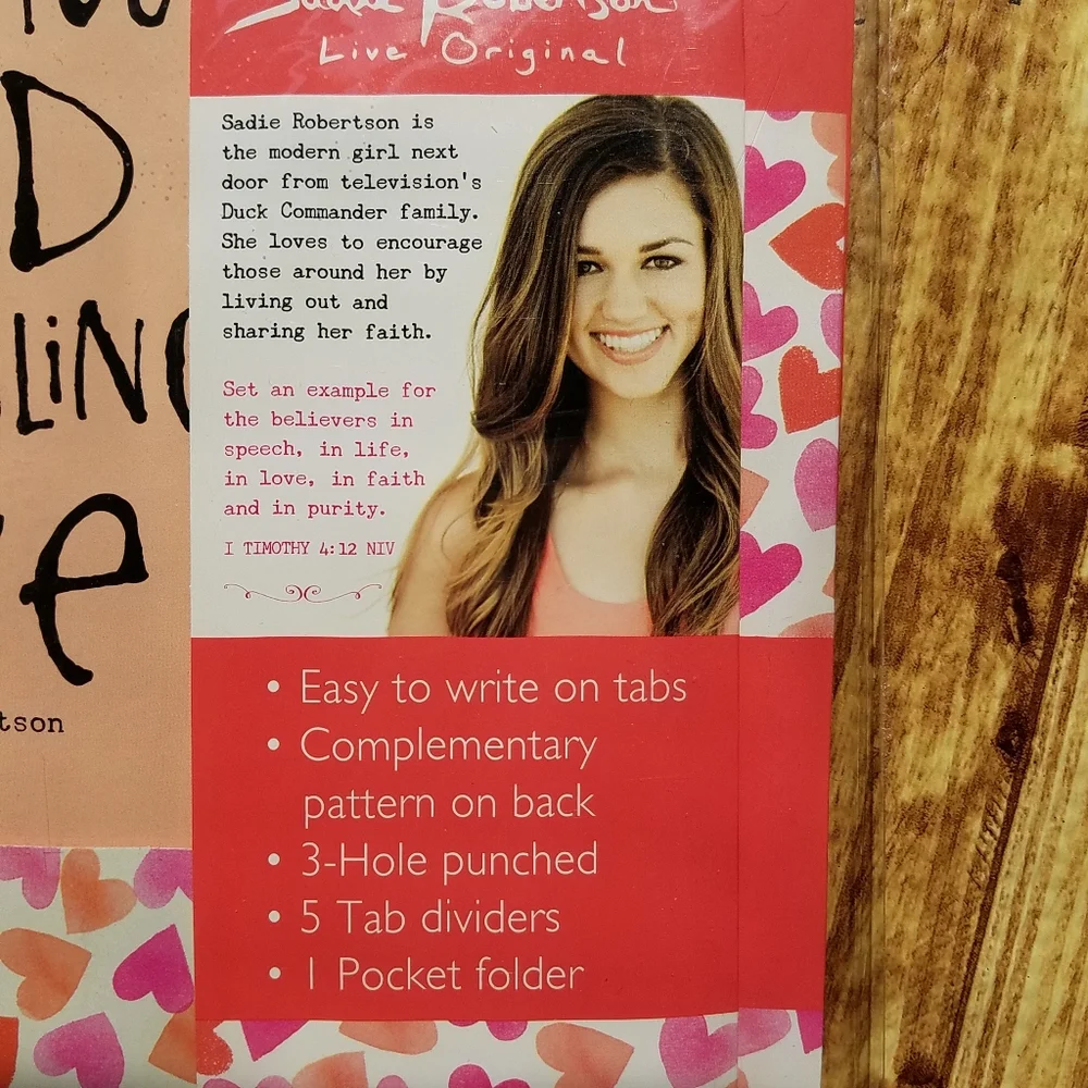 Dayspring Sadie Robertson Huff Pink Notebook Tab Dividers Set Live Original LO